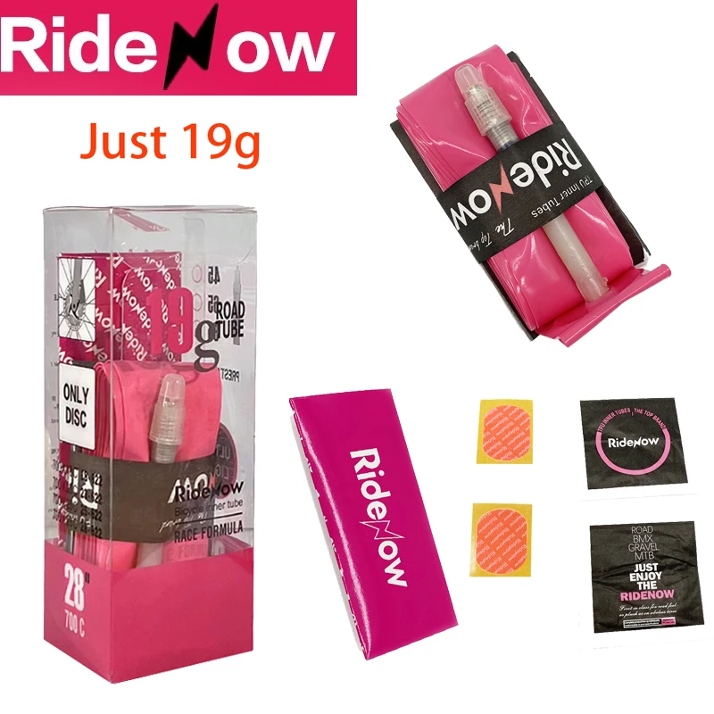 Ridenow Ultralight 19g TPU-Schlauch 700x18-28c Rennrad-Innenreifen 45mm/65mm/85mm 700c Superleichter Innenschlauch – Detail 6