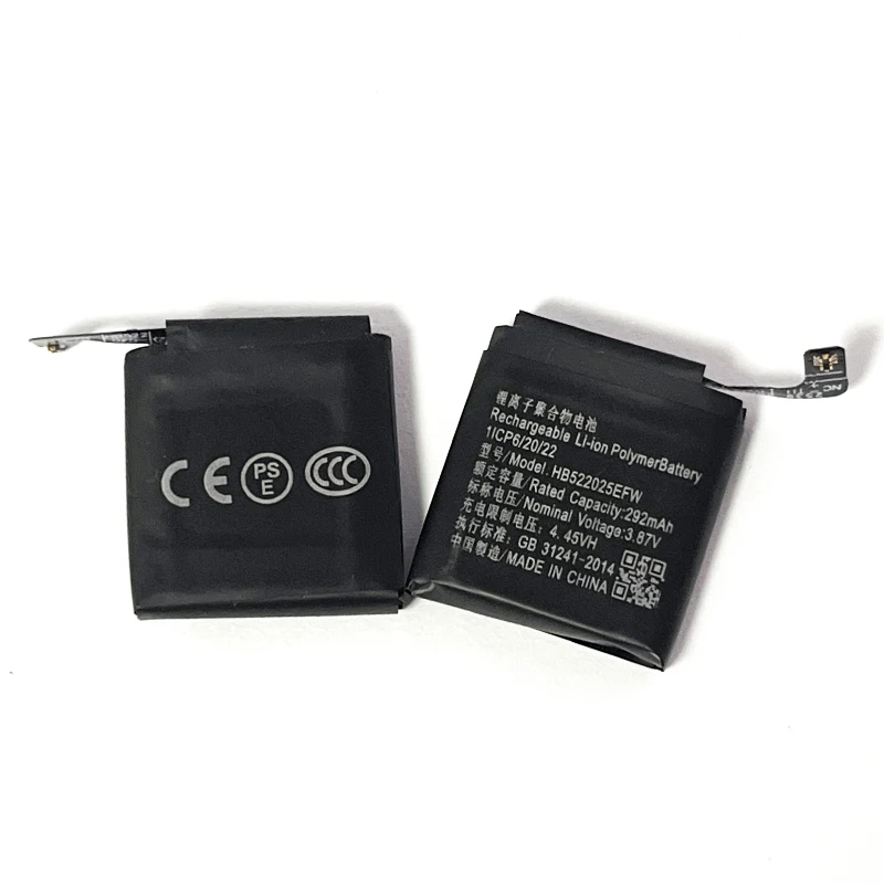 Batería de repuesto para reloj HB522025EFW 292mAh para Huawei GT 3 42MM/GT3 Pro 43mm Smart Watch 3