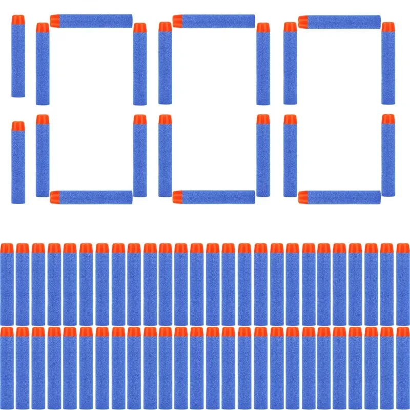 ZIVCONCING – balles bleues à tête ronde de 7.2cm pour Nerf N-strike Elite Series, fléchettes de recharge en mousse EVA, accessoires pour pistolets jouets pour enfants