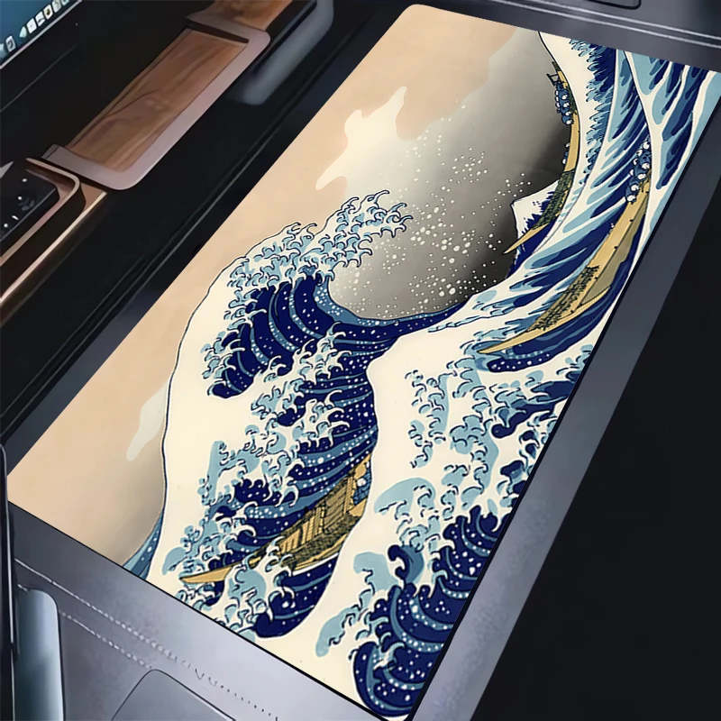 

Mouse pad Huge Waves Computer Laptop Anime Keyboard Mouse Mat Senior Mousepad Keyboards Gamers Decoracion Spectacular Desk Mat