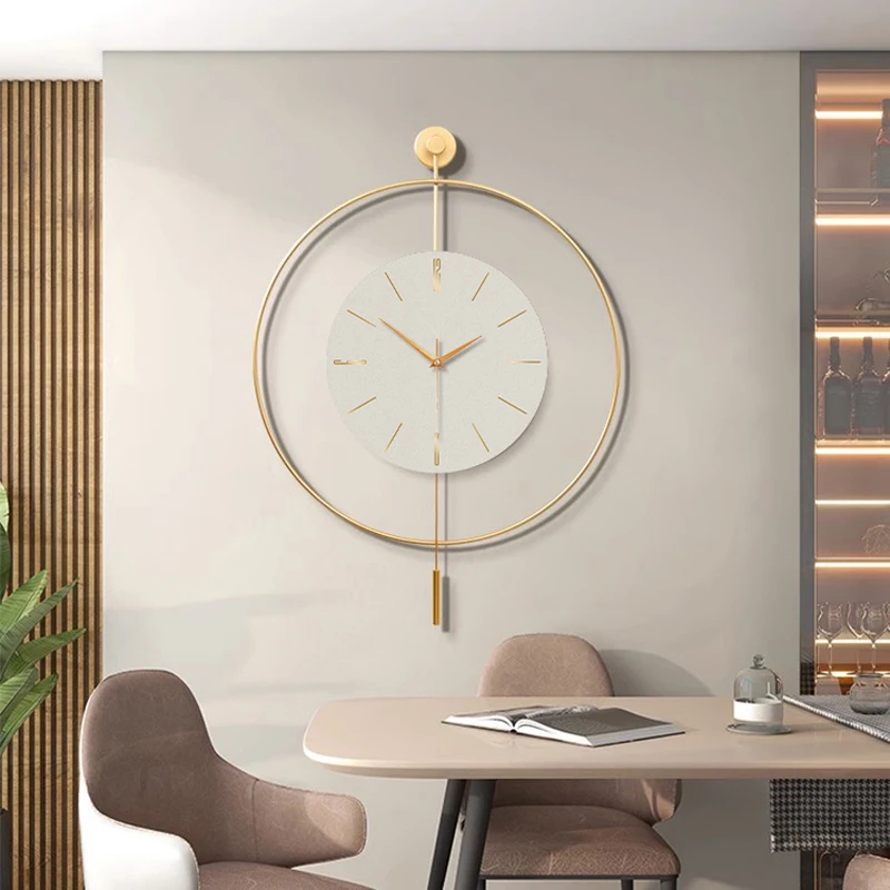 Interior Nordic Wall Clocks Living Room Art Mural Digital Luxury Restaurant Wall Watch Minimalist Reloj Pared Home Decoration