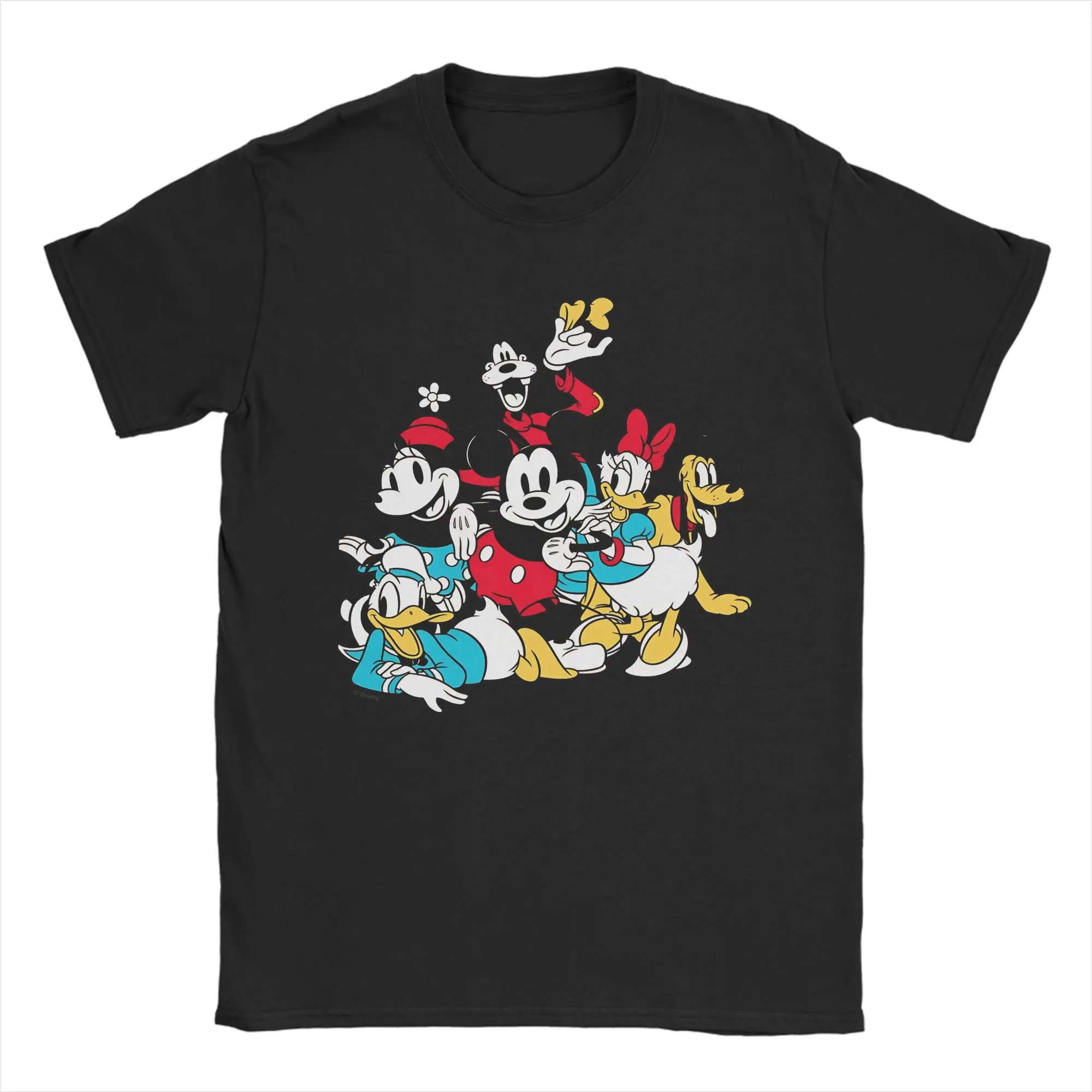 

Мужские футболки D-DuckTales Donalds Duck, повседневная футболка из 100% хлопка, футболки с круглым вырезом и короткими рукавами, идея подарка, одежда