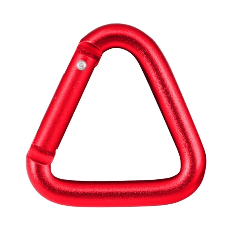 Aluminum Alloys Outdoor Triangular Carabiner, Locking Carabiner Clip, Keychains Clip for Backpacking, Camping, Hiking, Travel