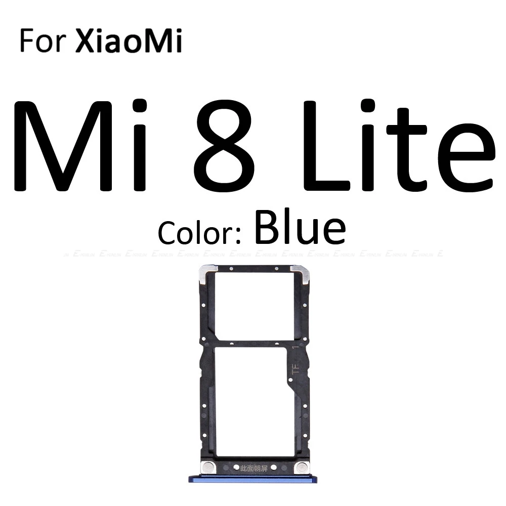Sim مايكرو SD بطاقة المقبس حامل فتحة قارئ صينية ل XiaoMi Mi 8 Lite A1 5X محول الحاويات موصل استبدال أجزاء #5