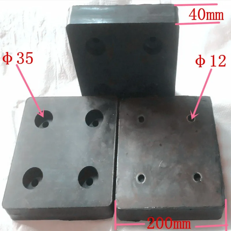 Factory Direct Compatible with Rubber Shock Blocks, Automobile Shockproof Rubber Buffers, Metal Lagging Process, One Piece