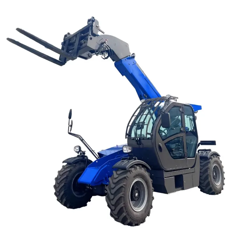 Farm Use 2 Ton Telescopic Handler Forklift 4x4 Diesel Boom Lift Reach Truck with Hydraulic Quick Change and Pallet Fork