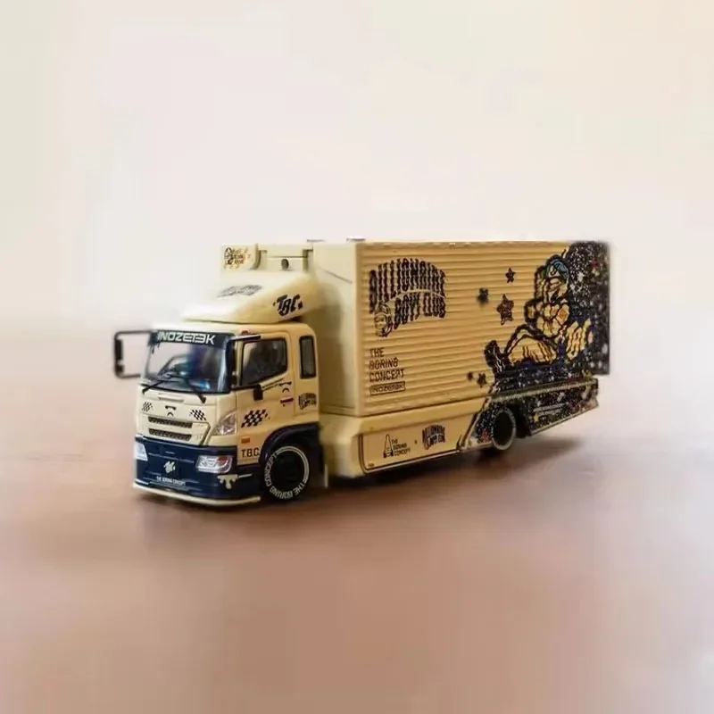 TBC X BBC&PADDOCK64 1/64 H500 Wing Container Truck 35GT Alloy Car Die Casting Model Collection Model Christmas Gift