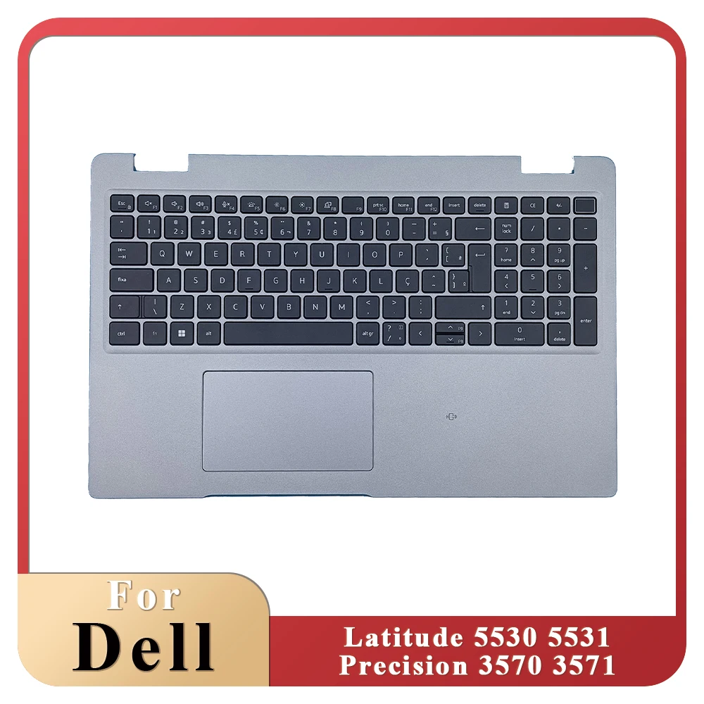 

New For Dell Latitude 5530 5531 Precision 3570 3571 Palmrest Cover US Keyboard Touchpad Upper Case 26RHC 0374VP