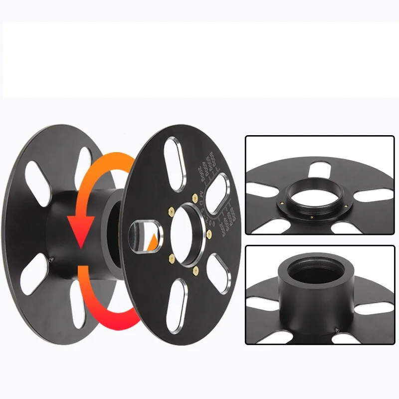 

For 3D printer filament tray made from aluminum alloy and ABS with clear filament level tracking and quick release design