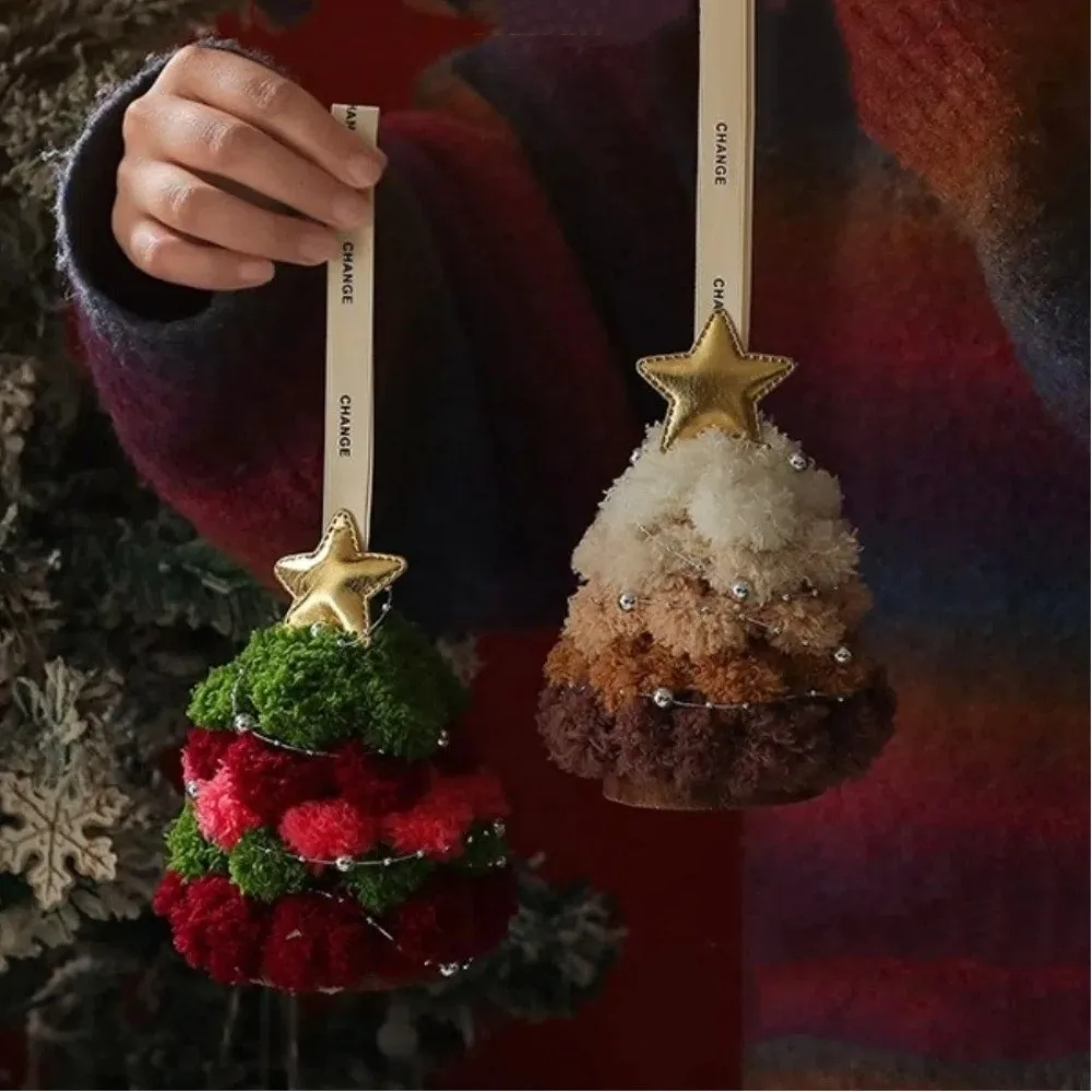 

Creative Hanging Christmas Tree Pendants Cartoon Cute Christmas Decorations Exquisite Festive Pendants Photographic Props
