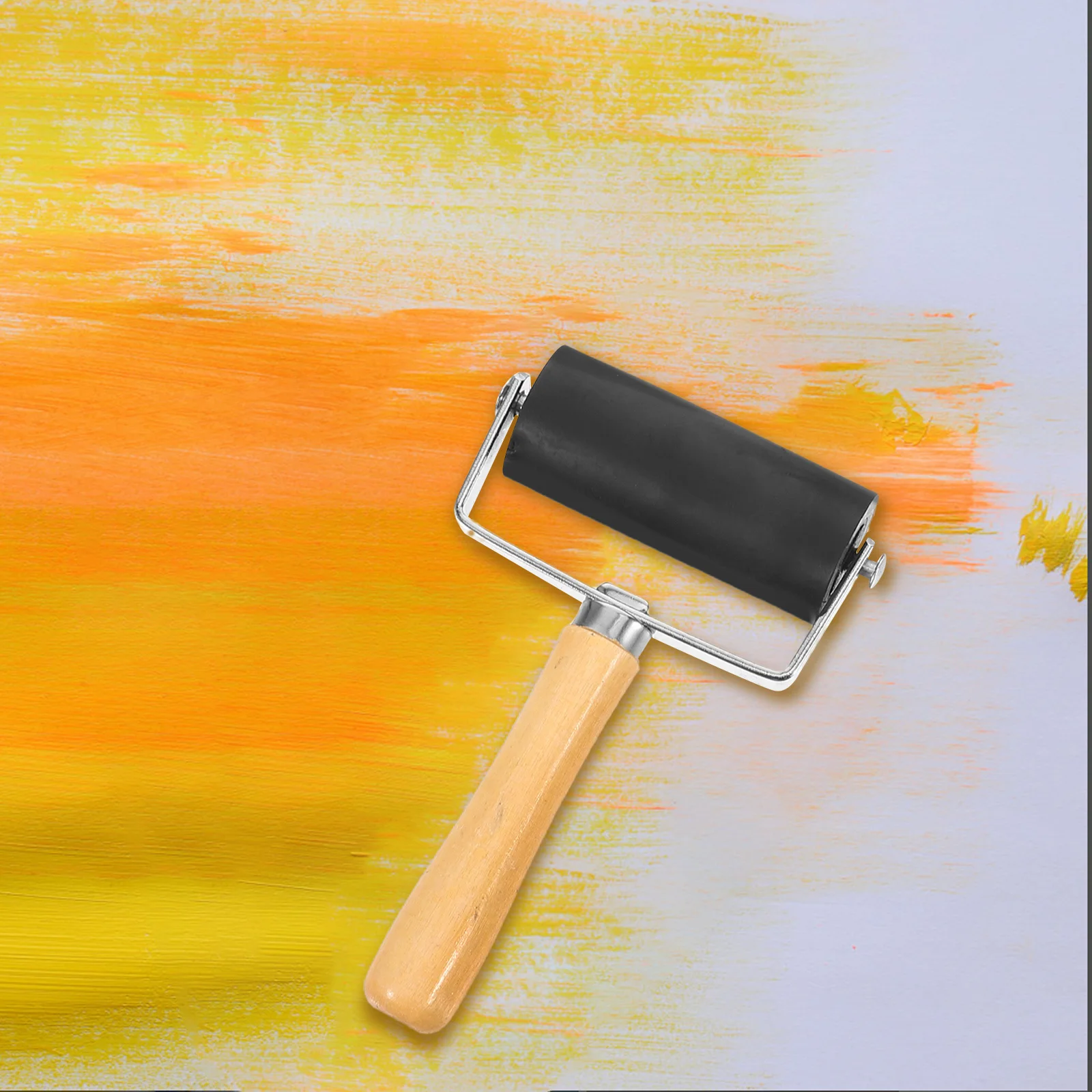 

1Set Printmaking Tools Set Wooden Roller Press for Relief Printing Rubbing Art Craft Supplies Ideal for All Skill Levels