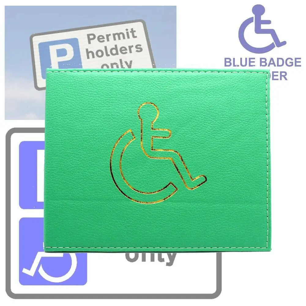 Wallet Document Protection Sleeve Disable Badge Permit Display Cover Hologram Safe Protection Cover Disabled Blue Badge Holder