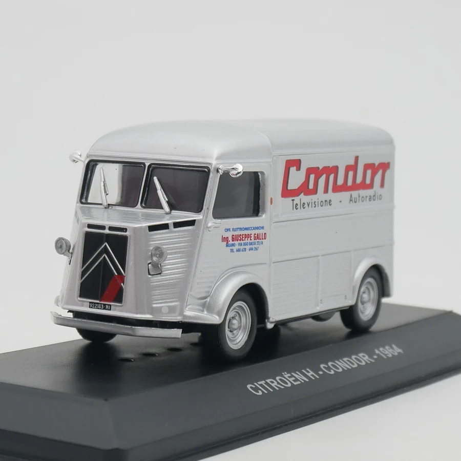 IXO 1:43 Scale Diecast Alloy Citroen Type H Condor 1964 Van Toys Car Model Classic Adult Collection Souvenir Gift Static Display