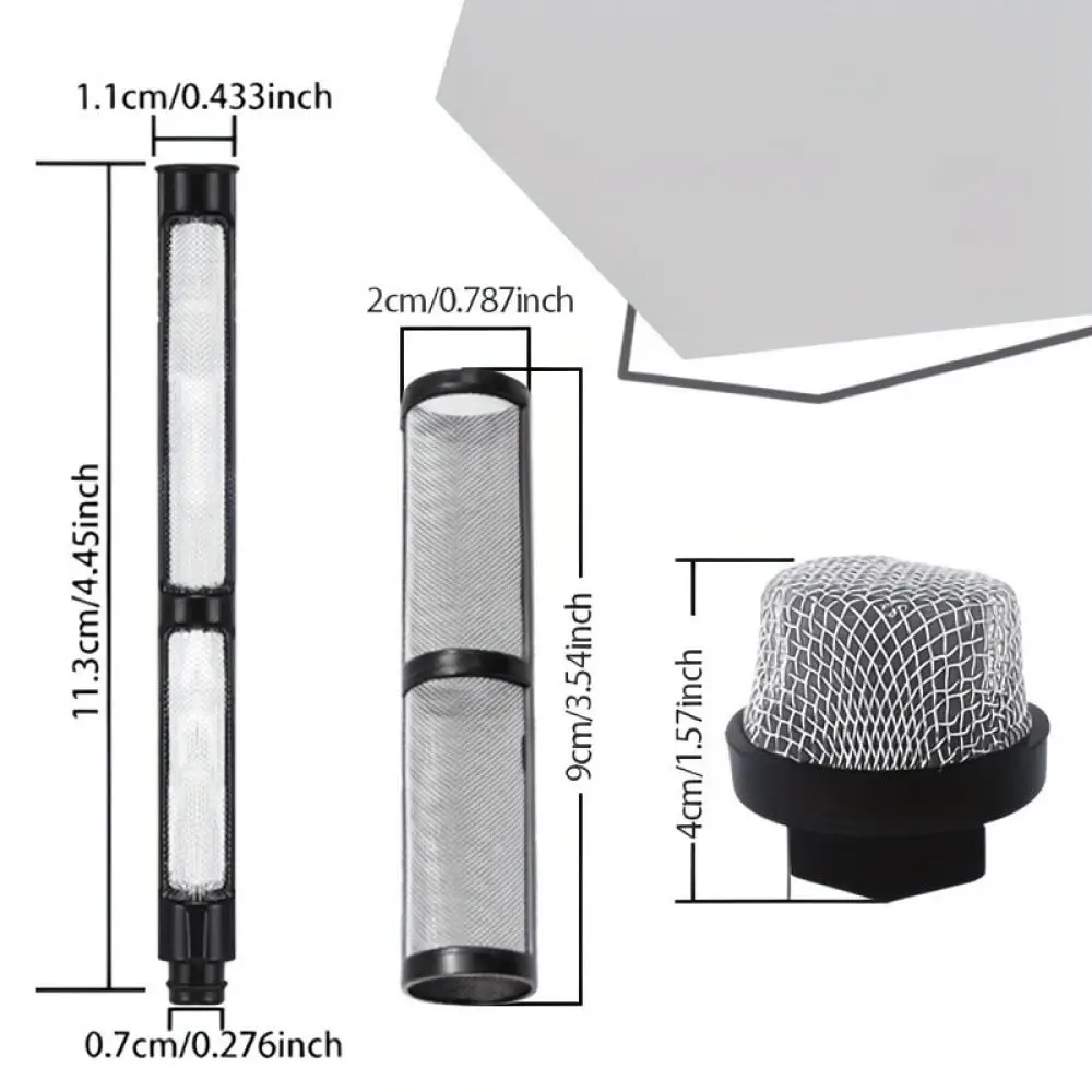 Airless Paint Spray Applicator Filter Mesh Accessories Intake Pump Strainer Screen For 246385 287032 288716 Repair Part
