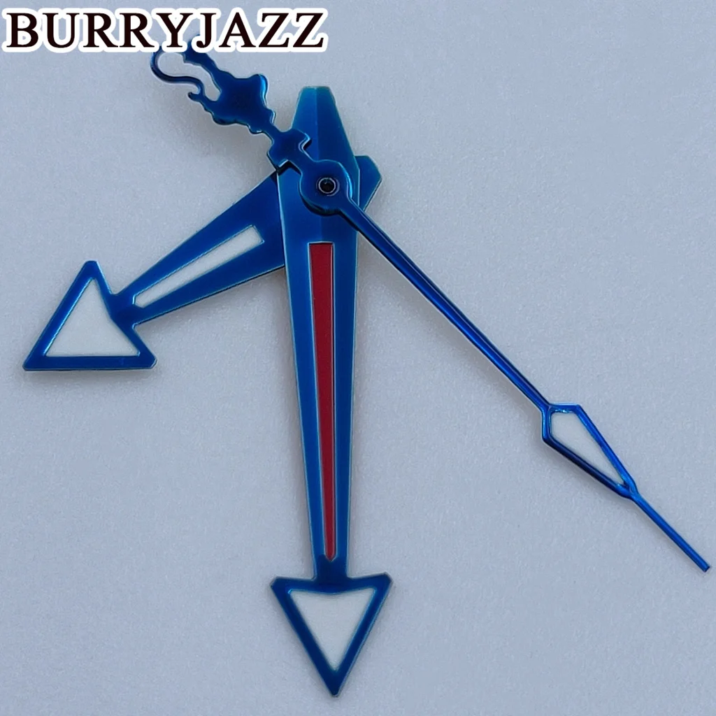 BURRYJAZZ NH35 NH36 NH38 7S26 7S36 4R35 4R36 Watch Hands Blue Hands Green Luminous