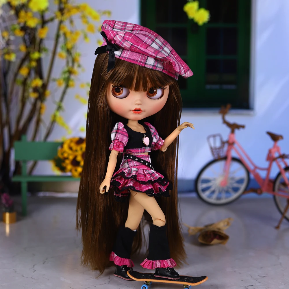 

Кукла ICY DBS Blyth 1/6 BJD30см с карбоновым телом, коричневыми волосами и открывающимися глазами, пожалуйста, обратитесь к выбору вариантов кукол.