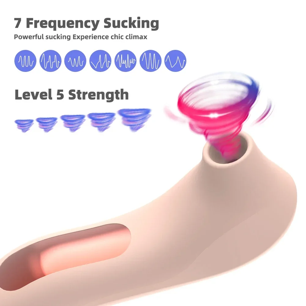 Powerful Female Mini Sucker Clitoris Sucking Vibrator Clit Nipple Oral Vacuum Stimulator Massager Sex Toy Adults Goods for Women