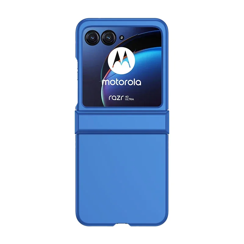 Skin Feel Case for Motorola Razr 40 50 Moto Razr40 Razr50 Ultra 5G Solid Color 3-piece Hinge Set Protection Anti-Scratch Cover