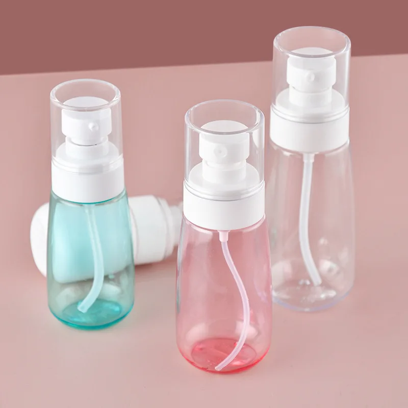 Portable Clear Spray Bottle Travel 60ml Perfume Atomizer Dispenser Bottle Mist Toner Lotion Empty Refillable Bottles For Travel