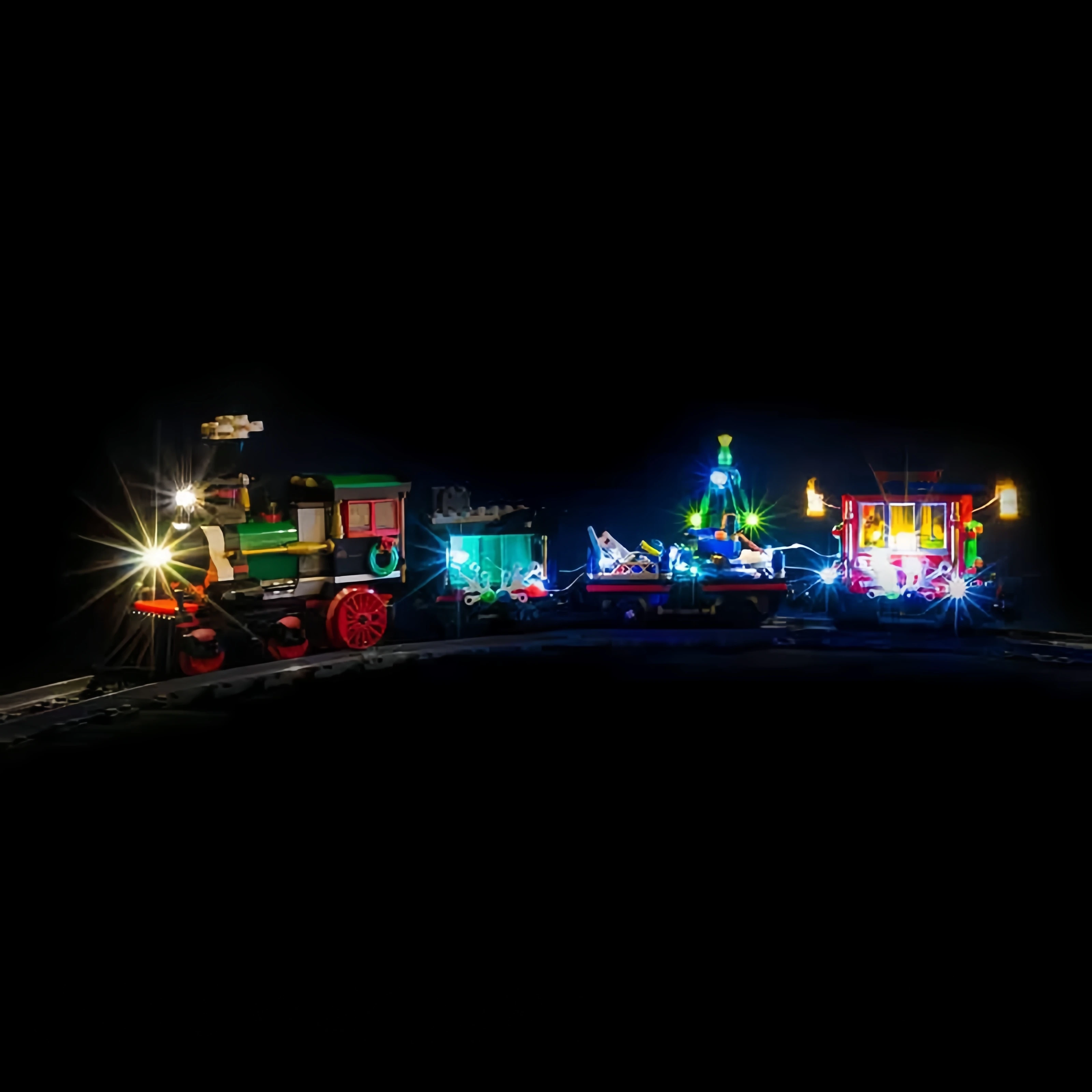 MAXCXT LED Light For LEGO 10254 Winter Holiday Train 36001 DIY Decorative Lamp Christmas Gift （NO LEGO)