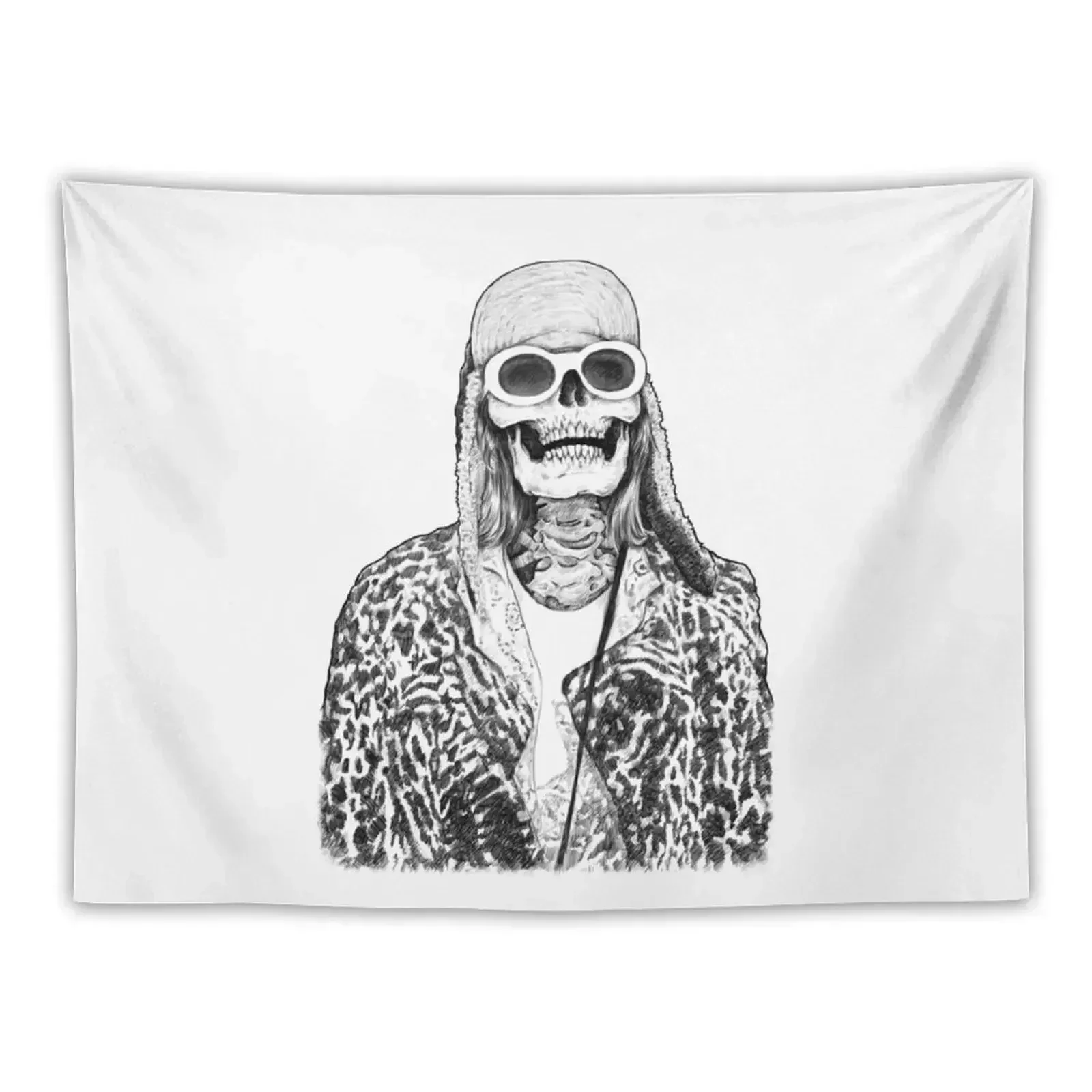 Dead Famous Kurt Tapestry Aesthetic Room Decorations Home Decoration Accessories Home Decorating Wallpaper Bedroom Tapestry