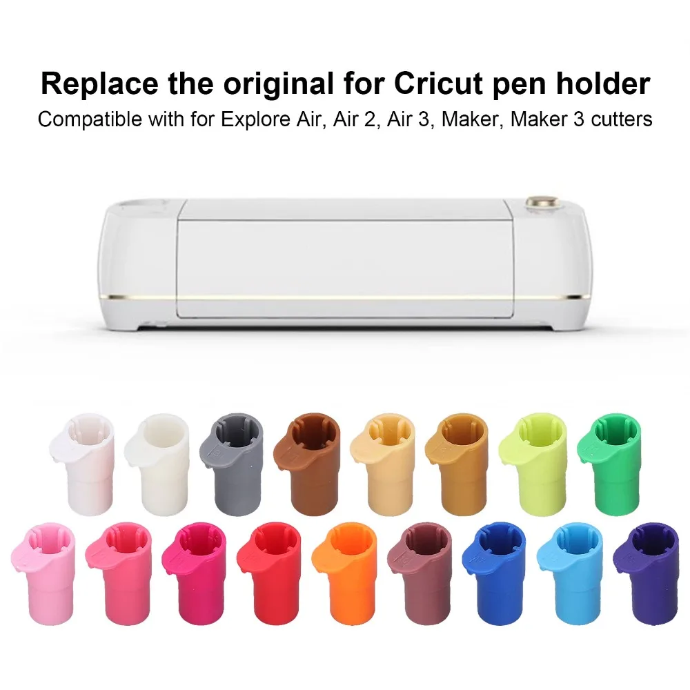 

17pcs Compatible Design Pen Adapter Set Adapter Holder Stock Pen Holder Pen Holder for Cricut Pen Adapters Kit for Cricut
