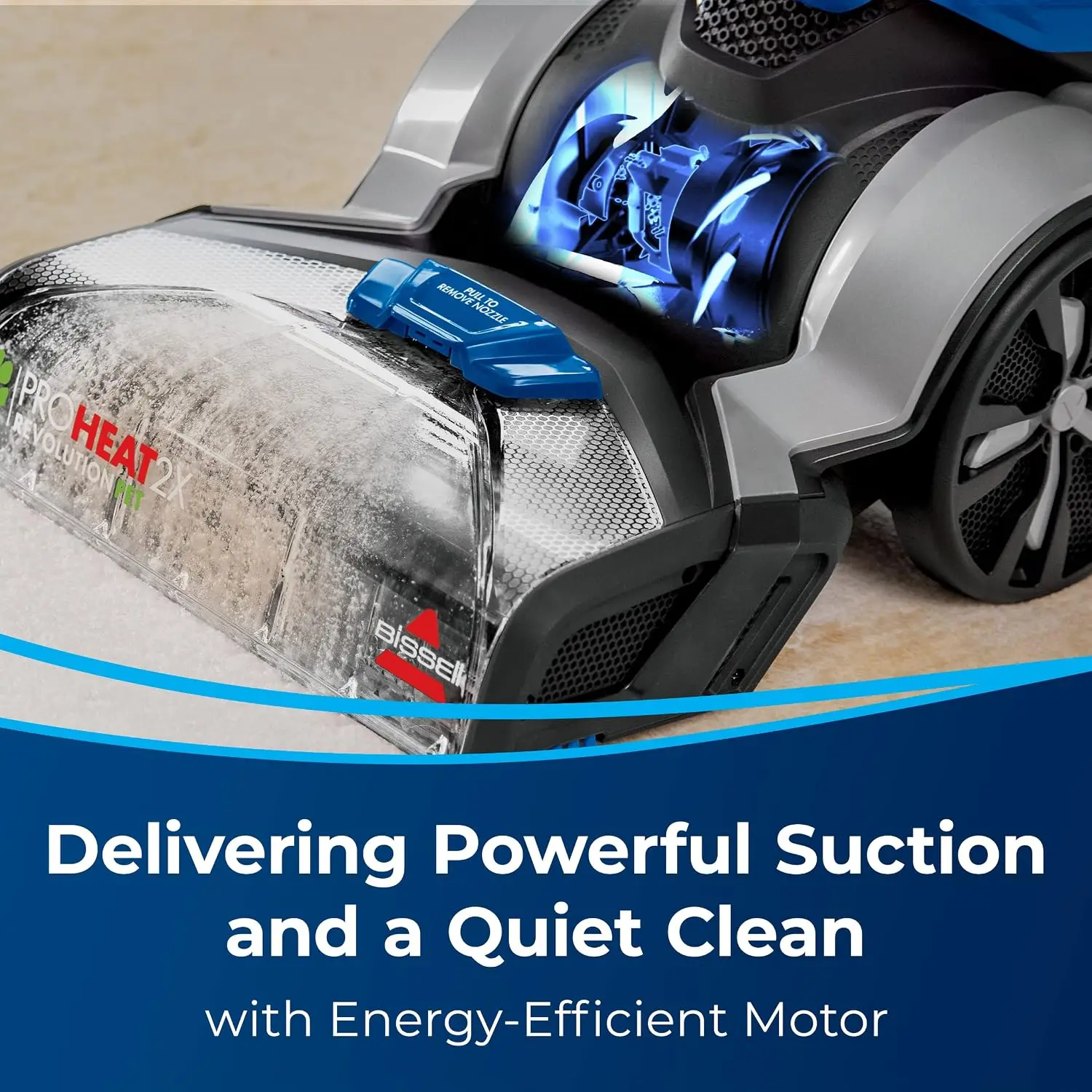ProHeat 2X Revolution Pet Turbo Upright Carpet Cleaner, 35799 | Upright deep cleaner with ProHeat 2X technology; powerful turbo