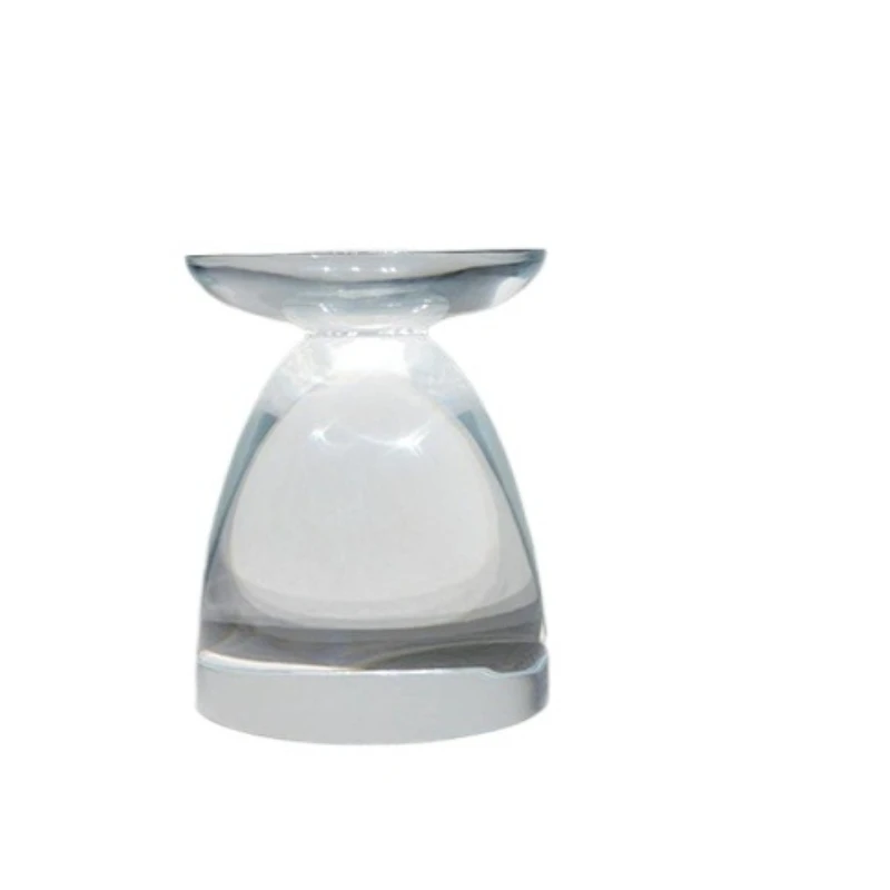 

Platinum crystal high-grade transparent coral stool household tea table pier booth base chair