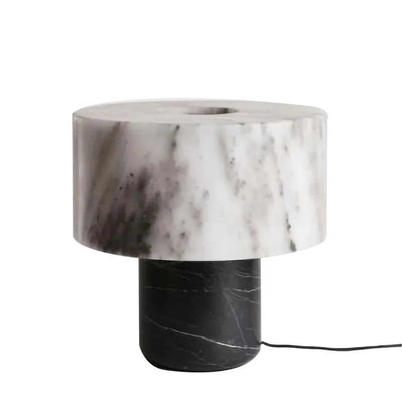 Marble decorative table lamp designer model room living room study simple ornament table lamp