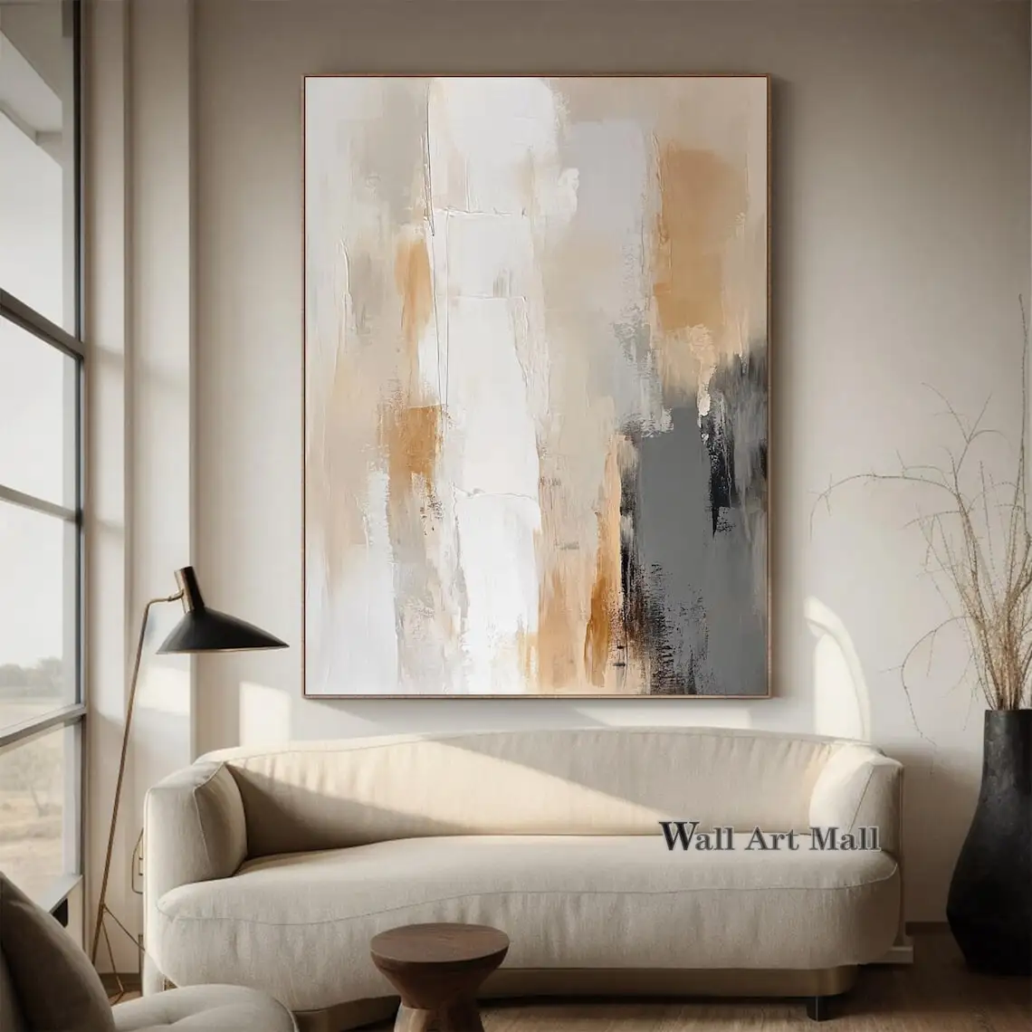 pintura-en-lienzo-texturizada-marron-y-beige-arte-de-pared-abstracto-grande-pintura-abstracta-marron-pintura-minimalista-gris-para-decoracion-de-dormitorio