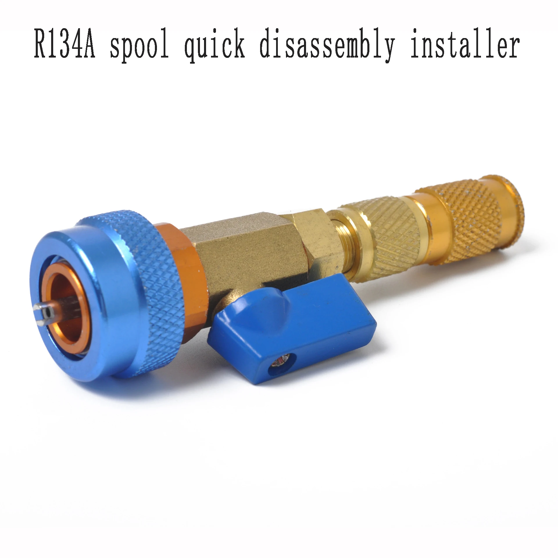 2pcs Air Conditioning R134A Valve Core Quick Remover Valve Core Remover Installer High Low Pressure Tool Air Conditioner Repair