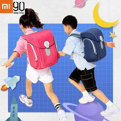 New Xiaomi 90FUN Upgrade Children Lighten Backpack 6-12 years old Boys Girls Big Capacity Luminous Strips Waterproof School Bag