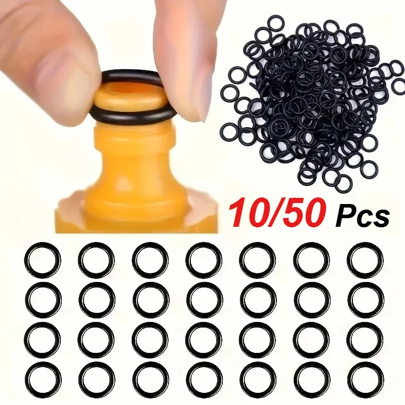 10/50PCS Rubber O-Ring Sealing Gasket 16mm Od, 11.2mm Id, - Suitable for Garden Water Pipes Faucets Car Wash Guns Water Pumps