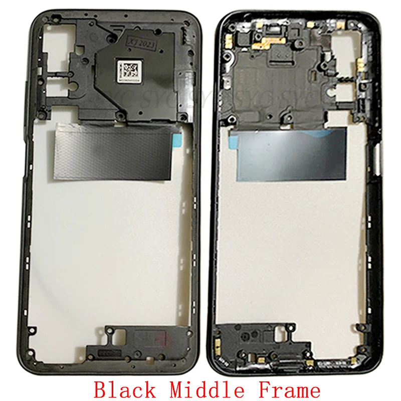 Rear Door Battery Cover Housing Case For Redmi Note 10 5G Back Cover with Middle Frame Sim Card Tray Repair Parts image 3
