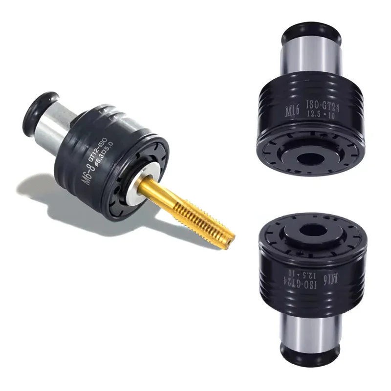 Tocando pinças GT12 19mm GT24 30mm TC820 31mm ISO DIN JIS mandris para máquina de tapping com proteção contra sobrecarga M3-M24 Tapper Set