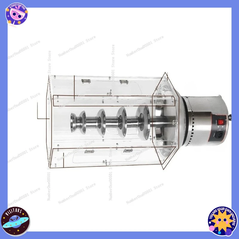 

Commercial Fountain Waterfall Machine Windproof Cover 4 5 6 7 Layers PVC Dustproof Plastic Shield