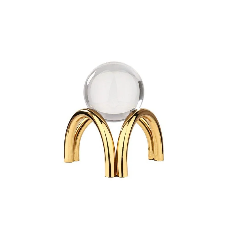 

Creative modern decorative art belongs to crystal ball three-pronged aesthetics living room decoration
