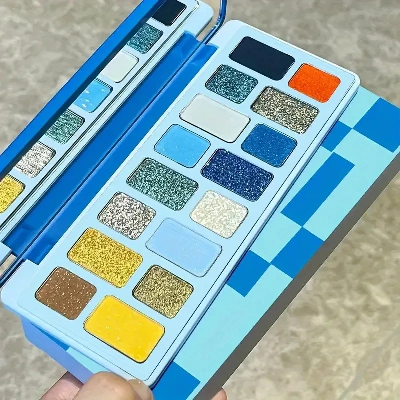 16色アイシャドウパレットシリーズ - マット、シマー、ヌード、グリッタートーン、プロ仕様の長持ちするアイメイク、パーティー、日常使いに