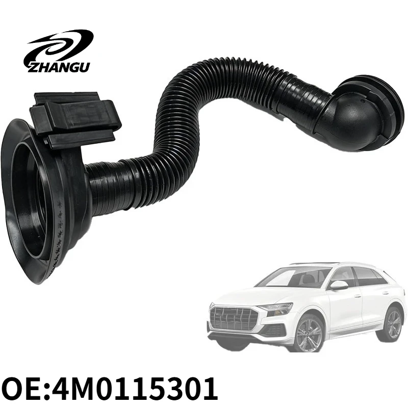 

ZHANGU 4M0115301 Engine Oil Filler Pipe Repair Parts car accessories Fits for Audi Q7 Q8 4M 2016- 3.0 Petrol 4M0115301F