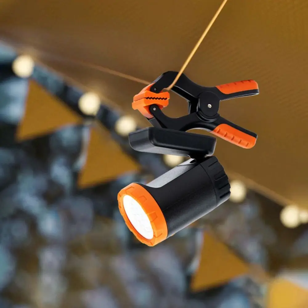 With a Clip Rechargeable LED Work Lights Wide-angle Three-speed Adjustable Spotlights Waterproof Hangable