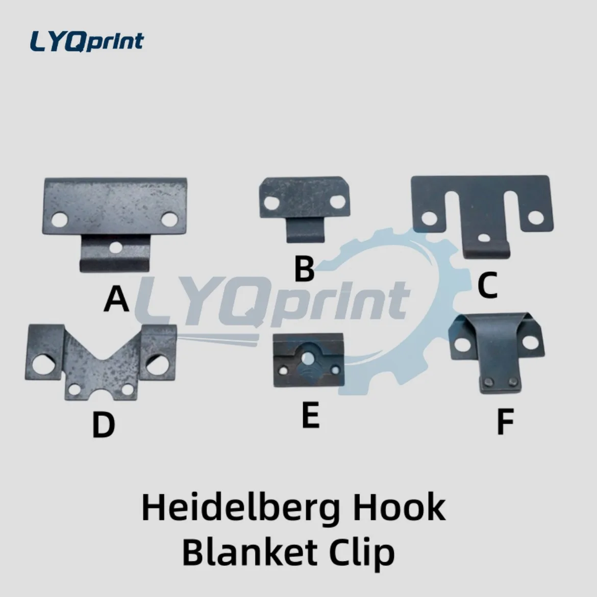 Heidelberg CD102 Blanket Clamp Hook Blanket Locking Clip Rubber Clamp Block Printing Machine Parts