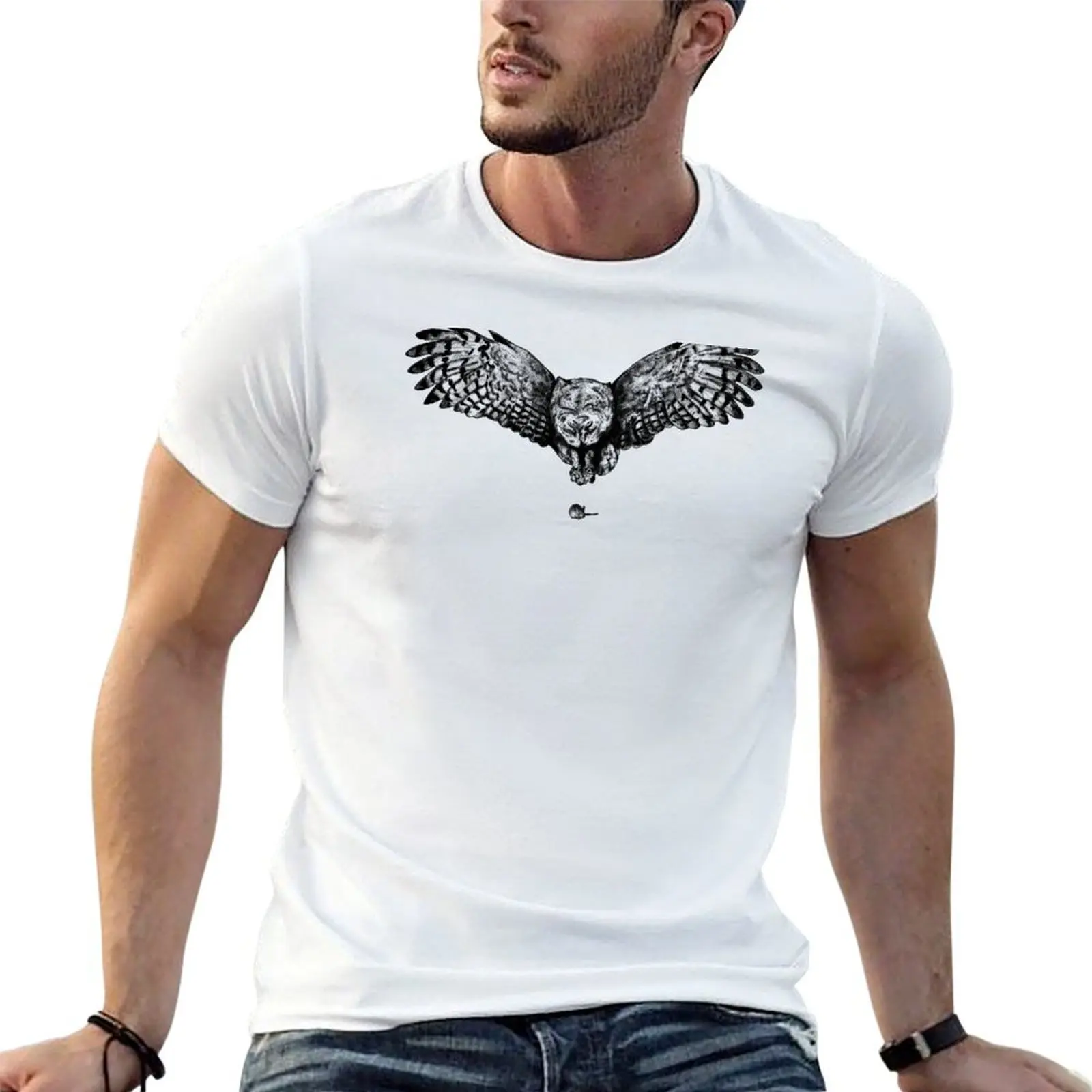 

Owl T-Shirt man t shirt summer man tshirt T-Shirt