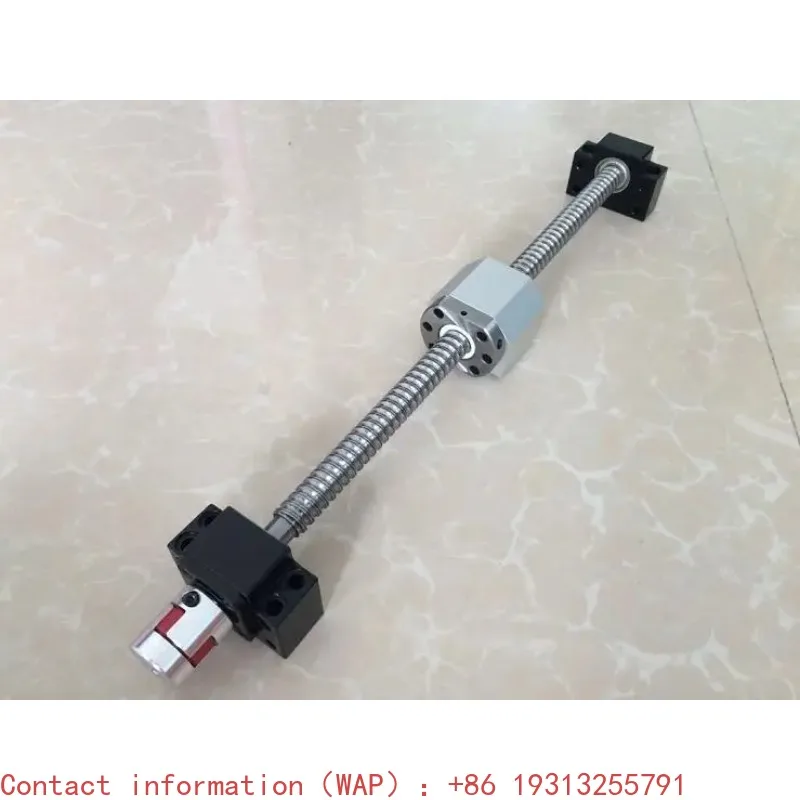 

【Best-selling】SFU2005 SFU2010 Ball Screw Kit 200 1200mm Ballscrew with BK15 BF15 Coupler Housing