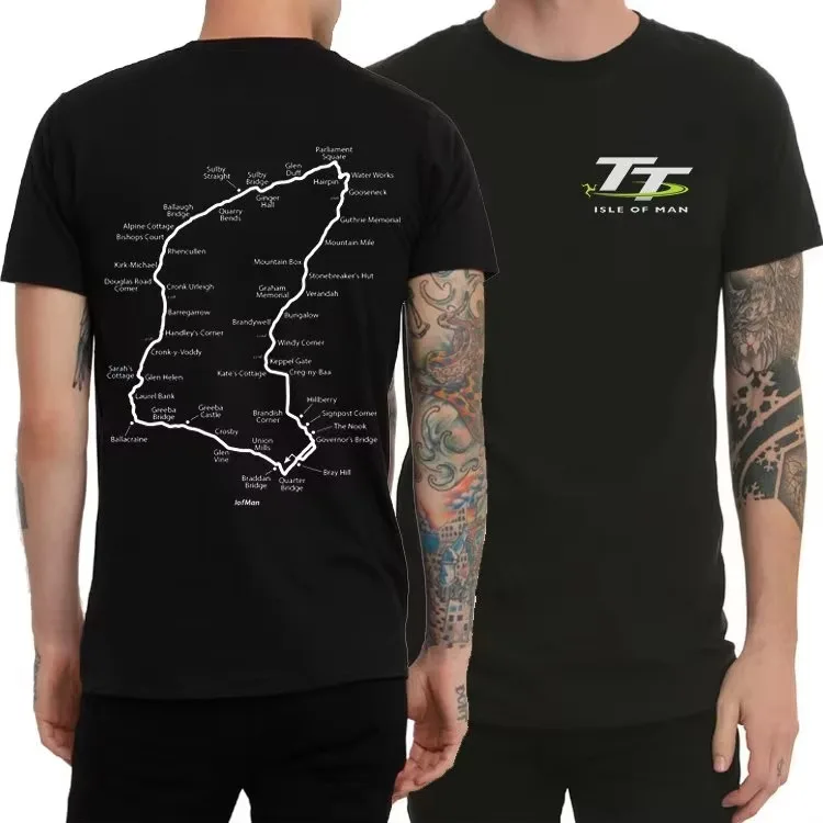 2026 Fashion New TT Men's T-shirt Round Island Game Competition Trophy Round Island Sports Men's Summer T-shirt Large