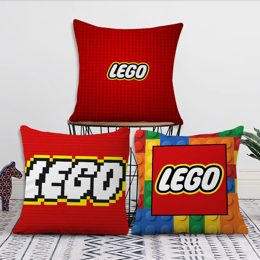 Game Fashion L-LEGO-O Cute cushion cover Living Room Headboard Office Cushion Bedroom Cushion Sofa Nap Time Pillow Case