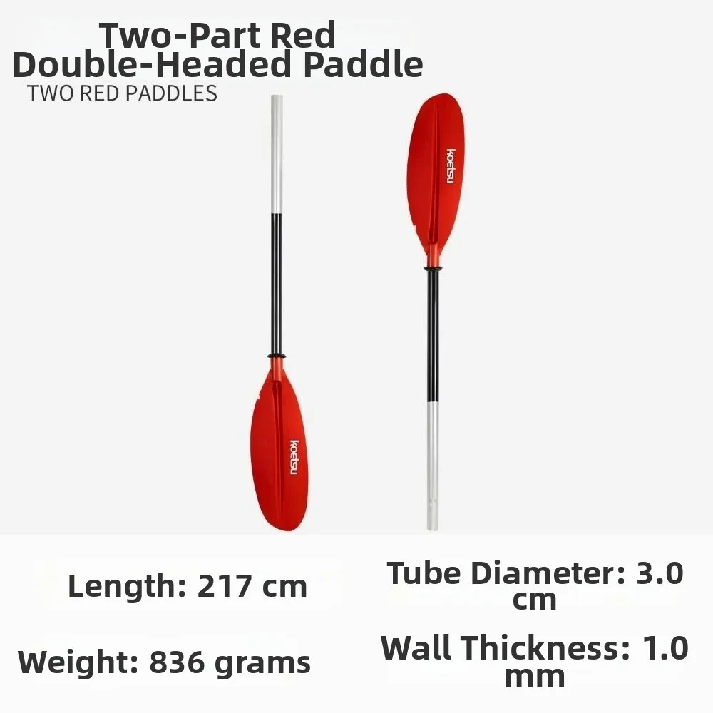 Adjustable Surfing Paddle 6 Colors Aluminum Alloy Convertible Detachable Single/Double Head Oar Paddle Multisizes