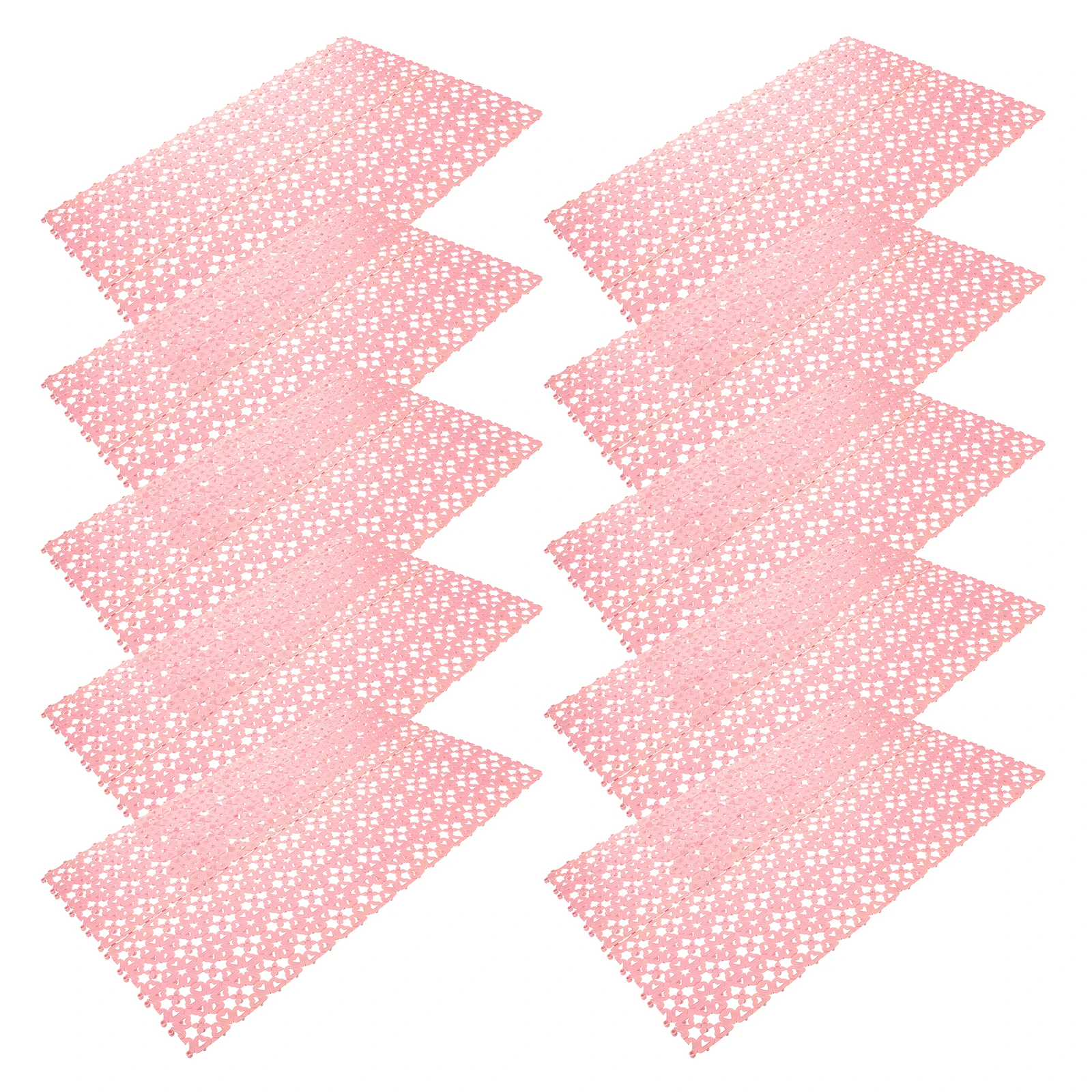 

10Pcs Rabbit Cage Floor Mats Durable Plastic Feet Pads Small Animal Liner for Bunny Hamster Dog Cat Rat Pet Cage Mats