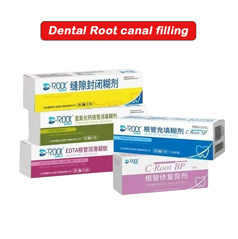 

C-Root Filling Paste Dental Restorative Paste Calcium Hydroxide Lubricating Gel Gap Sealing Paste Dental Restorative Materials