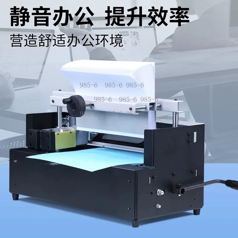 Desktop Wireless Adhesive Binding Machine WD-40B Hot Melt Adhesive, Hot Melt Binding Machine for Office Tender Cover Back File
