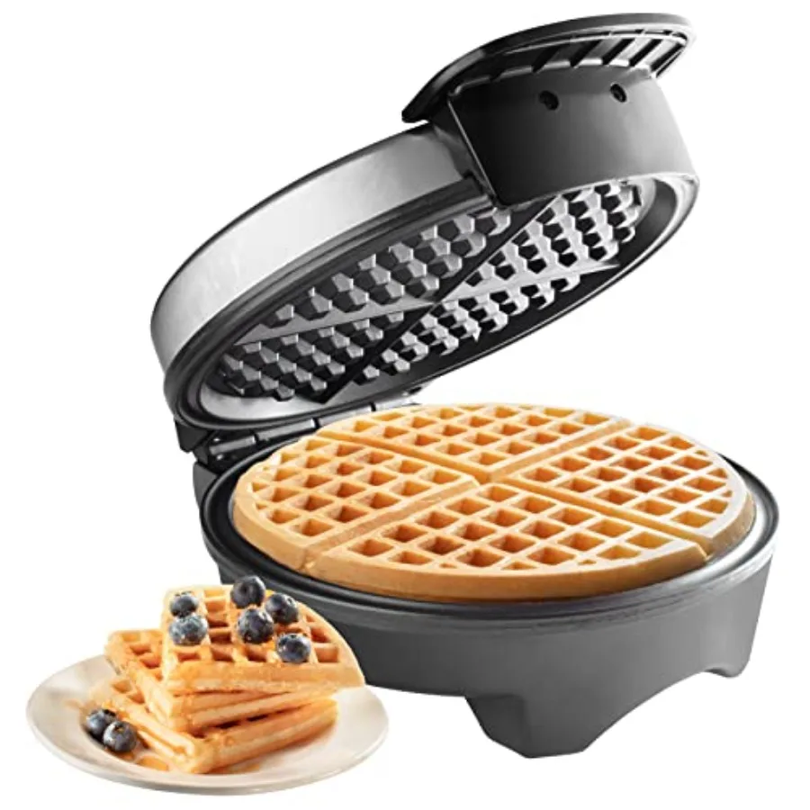 

Вафельница Cucina Pro – приготовит тонкие вафли в американском стиле диаметром 7 дюймов для завтрака – антипригарная вафельница с регулировкой температуры